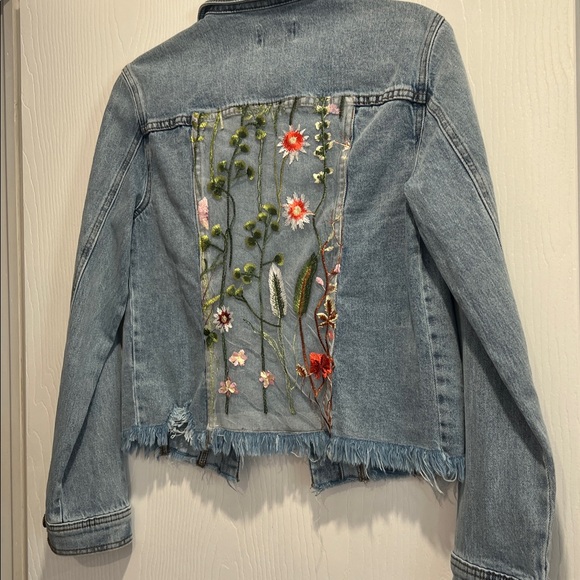 For The Republic Light Blue Denim Jacket - Picture 3 of 3